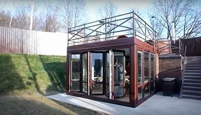Раздвижная система "гармошка" от САТЕЛС обеспечила зону максимального комфорта Раздвижная система "гармошка" от САТЕЛС обеспечила зону максимального комфорта
