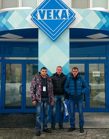 Представители "АЛЬКОН" посетили завод VEKA в Новосибирске