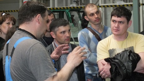 Дилеры компании "АЛЬКОН" на Новосибирском производстве компании VEKA.