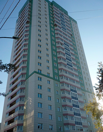 Компания "Динал" установила окна VEKA на новом объекте Новосибирска