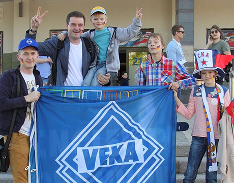 Партнеры VEKA – активные хоккейные болельщики