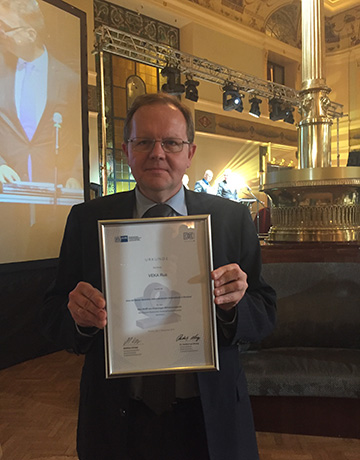 Компания VEKA - лауреат Премии  Отто Вольфа фон Амеронгена