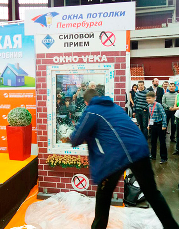 VEKA и "Окна Петербурга" проверили окна на прочность
