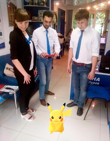 Pokemon GO в "Окнах Петербурга"